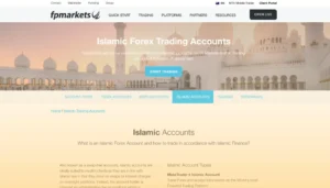 FP Markets Islamic Account